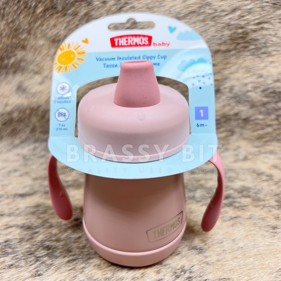 Thermos Baby Stainless Steel Sippy Cup with Handles - Picture 1 of 2